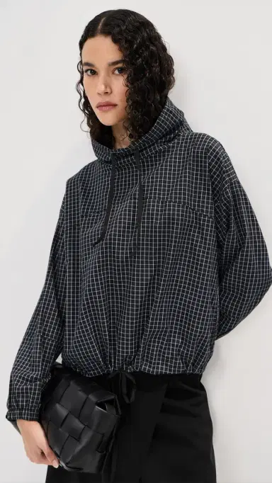 LE BOP Carson Anorak Black Check S | Thumbnail 2