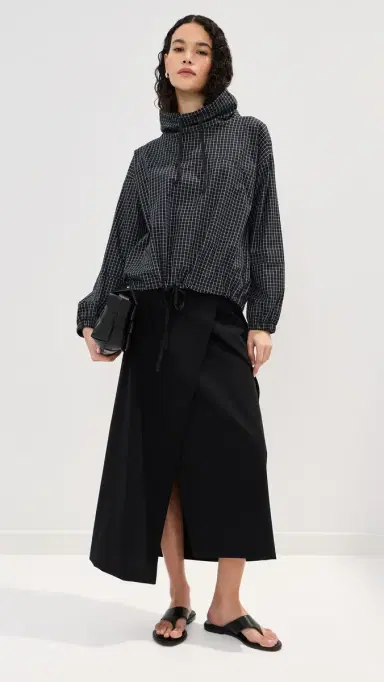 LE BOP Carson Anorak Black Check S | Thumbnail 6