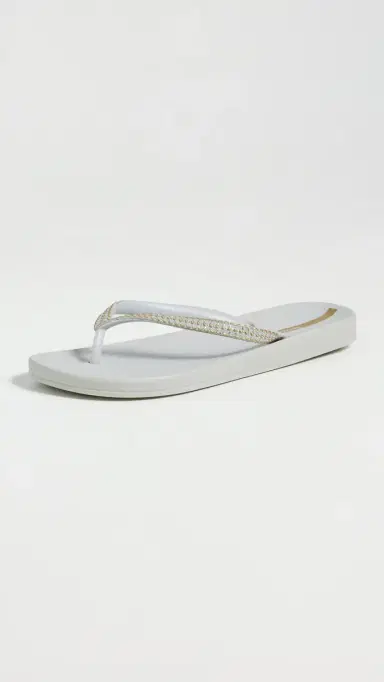 Ipanema Mesh x Fem Flip Flops Grey/Gold | Thumbnail 5