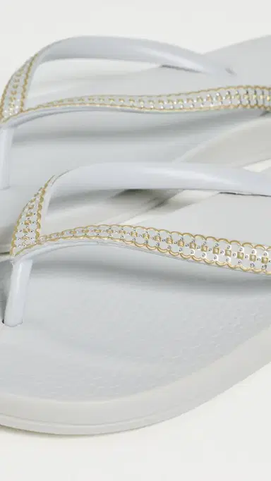 Ipanema Mesh x Fem Flip Flops Grey/Gold | Thumbnail 6