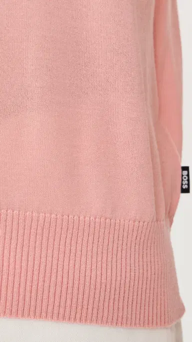 BOSS Nolano Knit Polo Rose Tan Pink L | Thumbnail 6