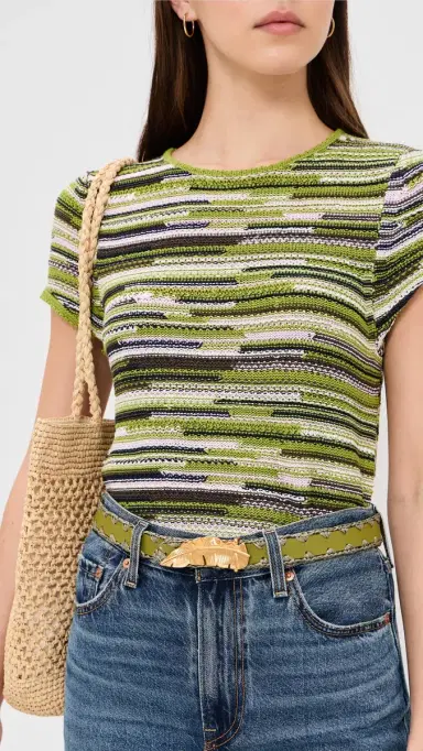 Farm Rio Double Side Belt Military | Thumbnail 3