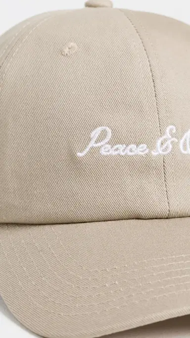 Museum of Peace and Quiet Signature Dad Cap Sepia One Size | Thumbnail 4