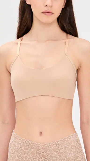 Commando Double Take Lace Racerback Bralette Beige S/M | Thumbnail 2 Commando Double Take Lace Racerback Bralette Beige S/M | Thumbnail 2