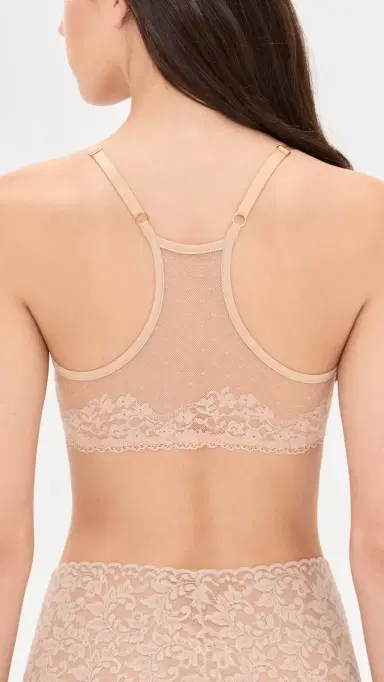 Commando Double Take Lace Racerback Bralette Beige S/M | Thumbnail 3 Commando Double Take Lace Racerback Bralette Beige S/M | Thumbnail 3