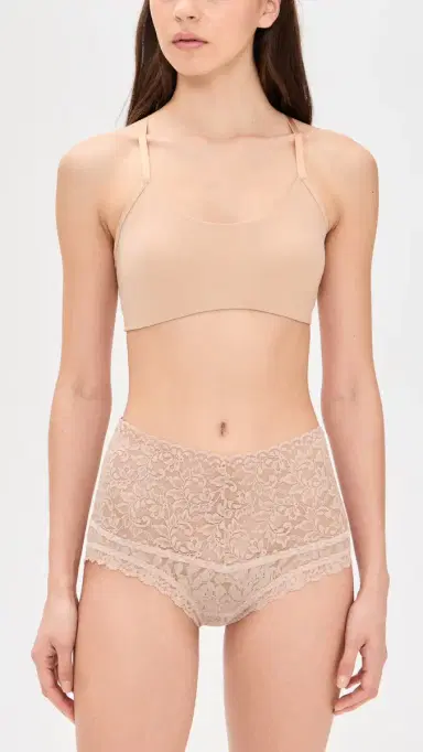 Commando Double Take Lace Racerback Bralette Beige S/M | Thumbnail 5 Commando Double Take Lace Racerback Bralette Beige S/M | Thumbnail 5