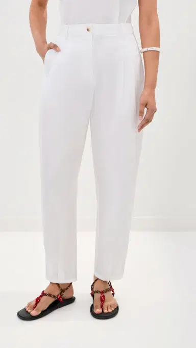 LE BOP Wilder Poplin Pants White | Thumbnail 3