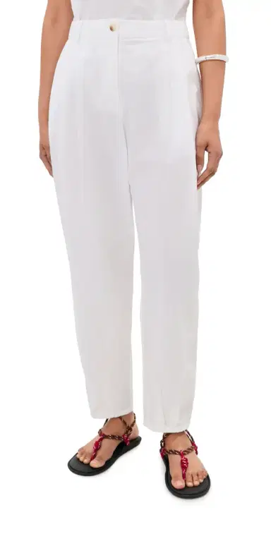 LE BOP Wilder Poplin Pants White | Thumbnail 1