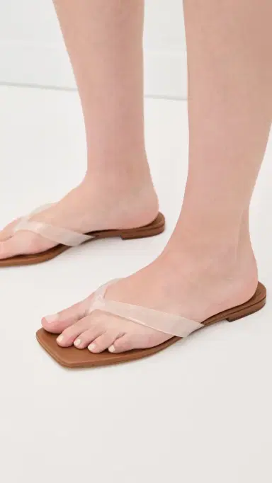 Vince San Juan Jelly Sandals Clear | Thumbnail 3