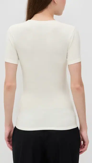 Hatch The Softsculpt Knit Tee Ivory S | Thumbnail 3 Hatch The Softsculpt Knit Tee Ivory S | Thumbnail 3
