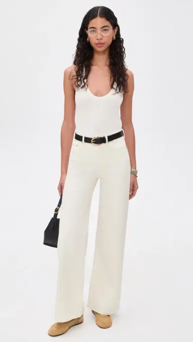 DL1961 Hepburn Wide Leg Jeans Eggshell (DL Ultimate) 30 | Thumbnail 5 DL1961 Hepburn Wide Leg Jeans Eggshell (DL Ultimate) 30 | Thumbnail 5