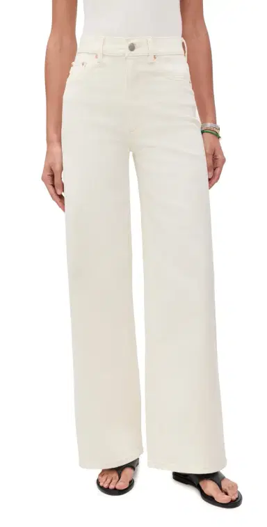 DL1961 Hepburn Wide Leg Jeans Eggshell (DL Ultimate) 30 | Thumbnail 1 DL1961 Hepburn Wide Leg Jeans Eggshell (DL Ultimate) 30 | Thumbnail 1