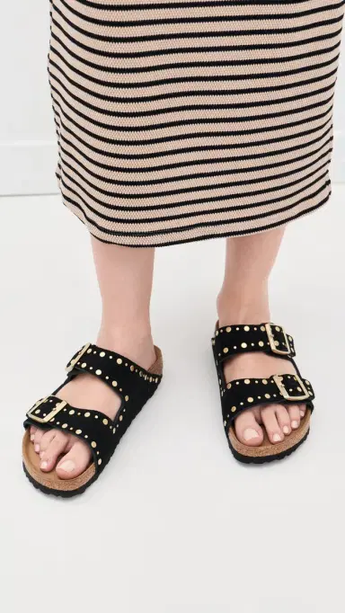 Birkenstock Arizona Rivets Sandals Black 37 | Thumbnail 3