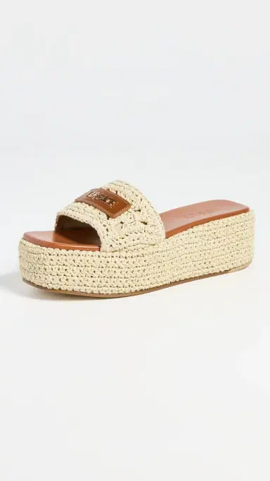 Versace Leather Raffia Espadrilles 2KJ8V-Natural/Ambrer/ G | Thumbnail 2 Versace Leather Raffia Espadrilles 2KJ8V-Natural/Ambrer/ G | Thumbnail 2