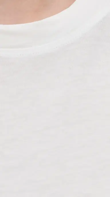 Hatch The Washed Cotton Crew Neck Tee White S | Thumbnail 6