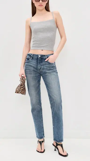 MOUSSY VINTAGE Slim Straight Jeans Blue | Thumbnail 5 MOUSSY VINTAGE Slim Straight Jeans Blue | Thumbnail 5