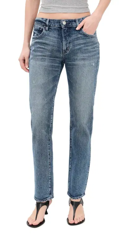 MOUSSY VINTAGE Slim Straight Jeans Blue | Thumbnail 1 MOUSSY VINTAGE Slim Straight Jeans Blue | Thumbnail 1