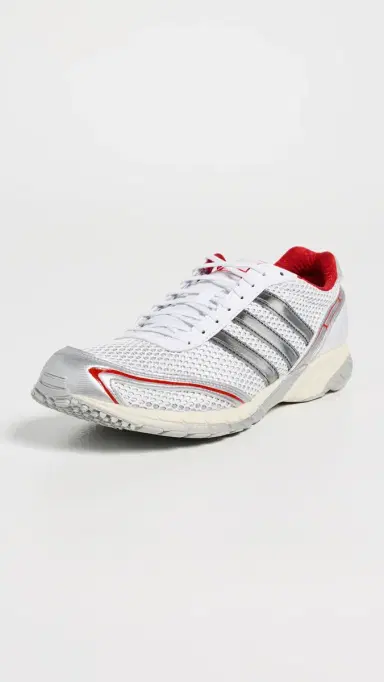 Adidas Adizero Adios OG Sneakers Silver Met/Core Black/Scarlet 6 | Thumbnail 2