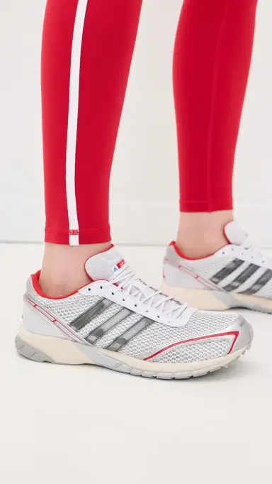 Adidas Adizero Adios OG Sneakers Silver Met/Core Black/Scarlet 6 | Thumbnail 3