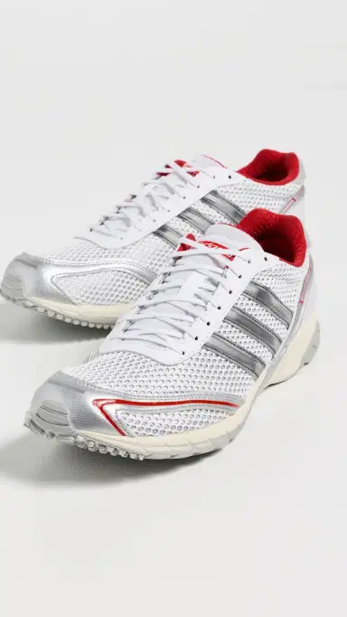 Adidas Adizero Adios OG Sneakers Silver Met/Core Black/Scarlet 6 | Thumbnail 5