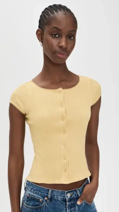 Free People Most Wanted Cardigan Yellow | Thumbnail 2 Free People Most Wanted Cardigan Yellow | Thumbnail 2