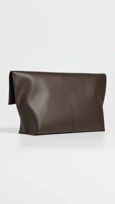 Freja New York Seamed Clutch Espresso One Size | Thumbnail 4