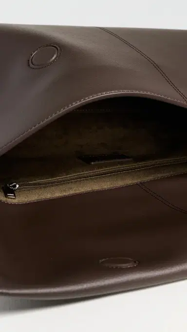 Freja New York Seamed Clutch Espresso One Size | Thumbnail 6