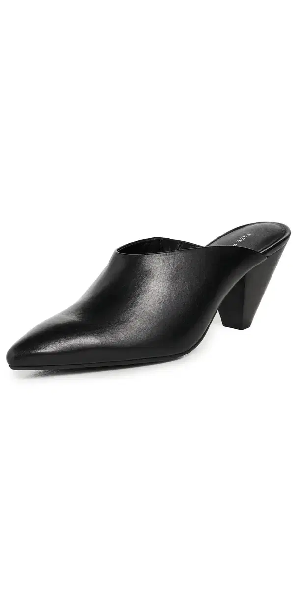 Stellar Mules Black Leather