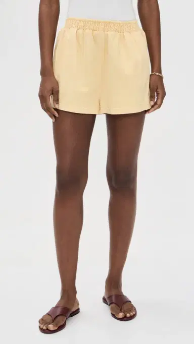 Free People Cassius Denim Matching Set Apricot Gelato S | Thumbnail 6