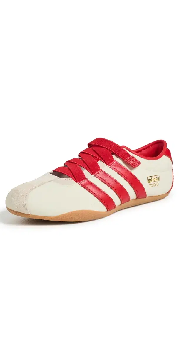 adidas Tokyo Mary Jane Sneakers Cream White/Red/Gold Met