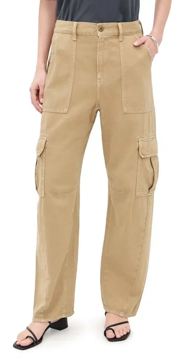 MOUSSY VINTAGE Corlears Barrel Cargo Pants Beige