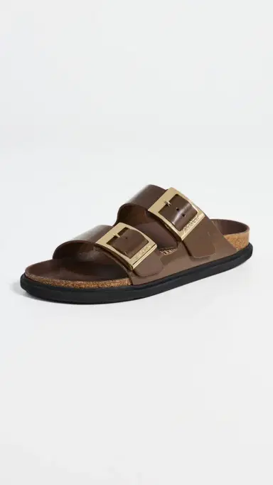 Birkenstock Arizona Droplet Buckle High Shine Sandals Carafe 41 | Thumbnail 2 Birkenstock Arizona Droplet Buckle High Shine Sandals Carafe 41 | Thumbnail 2