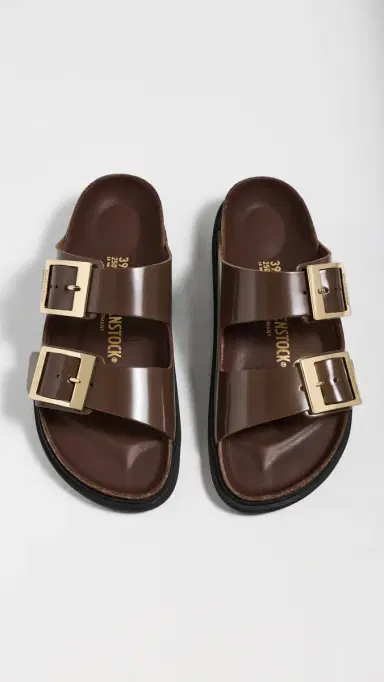Birkenstock Arizona Droplet Buckle High Shine Sandals Carafe 41 | Thumbnail 5 Birkenstock Arizona Droplet Buckle High Shine Sandals Carafe 41 | Thumbnail 5
