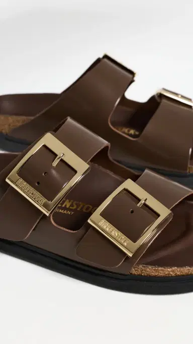 Birkenstock Arizona Droplet Buckle High Shine Sandals Carafe 41 | Thumbnail 6 Birkenstock Arizona Droplet Buckle High Shine Sandals Carafe 41 | Thumbnail 6