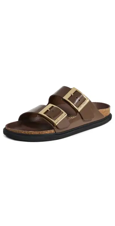 Birkenstock Arizona Droplet Buckle High Shine Sandals Carafe 41 | Thumbnail 1 Birkenstock Arizona Droplet Buckle High Shine Sandals Carafe 41 | Thumbnail 1