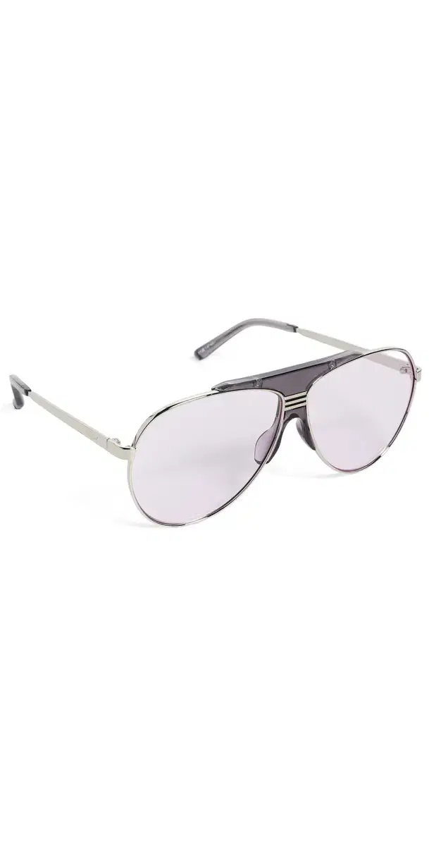 Amelia Sunglasses White Gold/Silver One Size