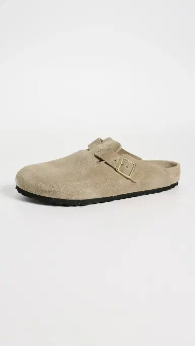 Birkenstock Boston Exquisite Clogs Taupe 43 | Thumbnail 2