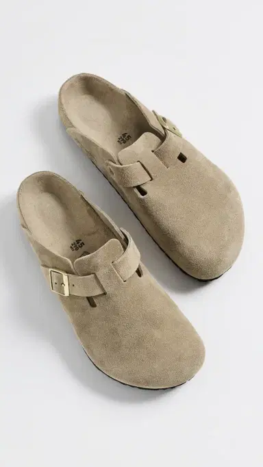 Birkenstock Boston Exquisite Clogs Taupe 43 | Thumbnail 4