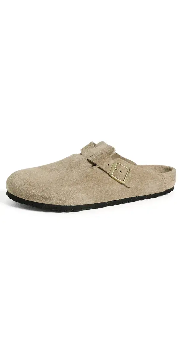 Birkenstock Boston Exquisite Clogs Taupe