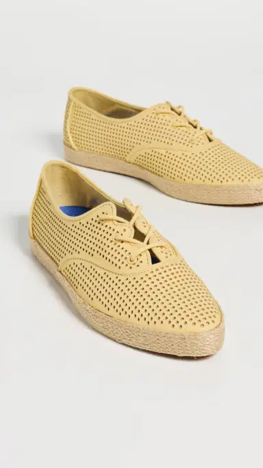 Keds Champion Point Low Wave Perforated Sneakers Yellow 8 | Thumbnail 5