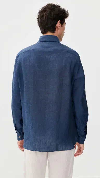 Ripa Ripa The Elba Shirt Navy | Thumbnail 3