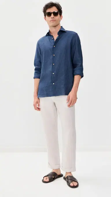 Ripa Ripa The Elba Shirt Navy | Thumbnail 5