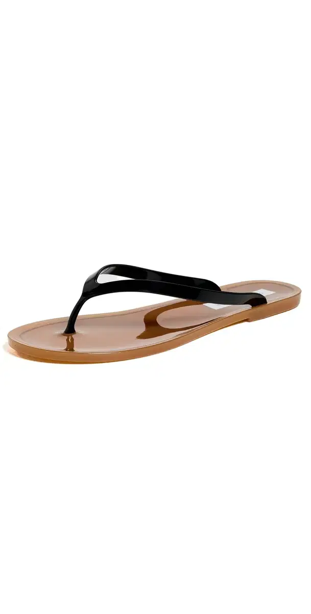 Jo Jelly Flip Flops Bronzed/Black
