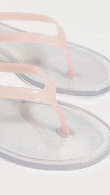 Christopher Esber Jo Jelly Flip Flops Clear/Powder | Thumbnail 6