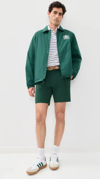 RLX Ralph Lauren Lightweight Stretch Nylon Jacket Moss Agate | Thumbnail 5