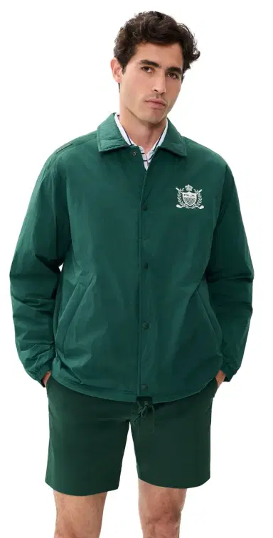RLX Ralph Lauren Lightweight Stretch Nylon Jacket Moss Agate | Thumbnail 1