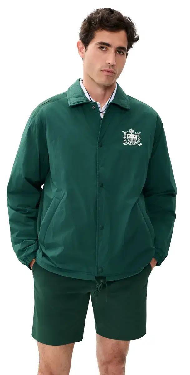 RLX Ralph Lauren ightweight Stretch Nylon Jacket Moss Agate