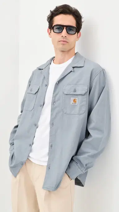 Carhartt WIP Long Sleeve Kelsey Shirt Mirror | Thumbnail 2