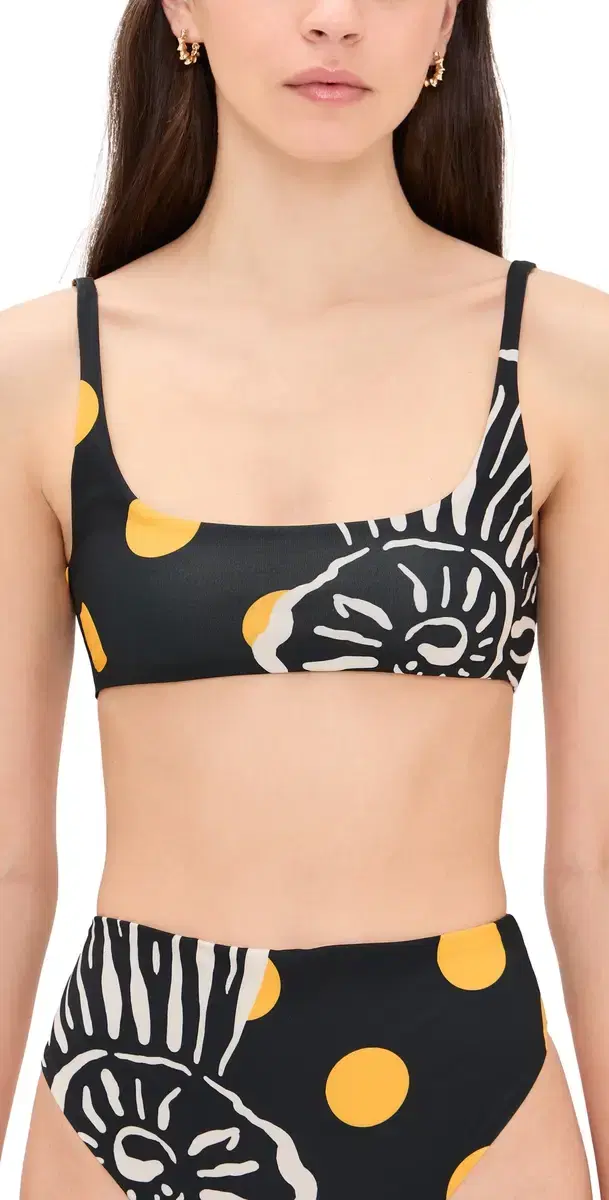 Berenice Bikini Top Calicobw