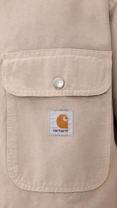 Carhartt WIP Prescott Shirt Jacket String/eather | Thumbnail 6